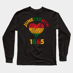 Juneteenth independence day Long Sleeve T-Shirt
